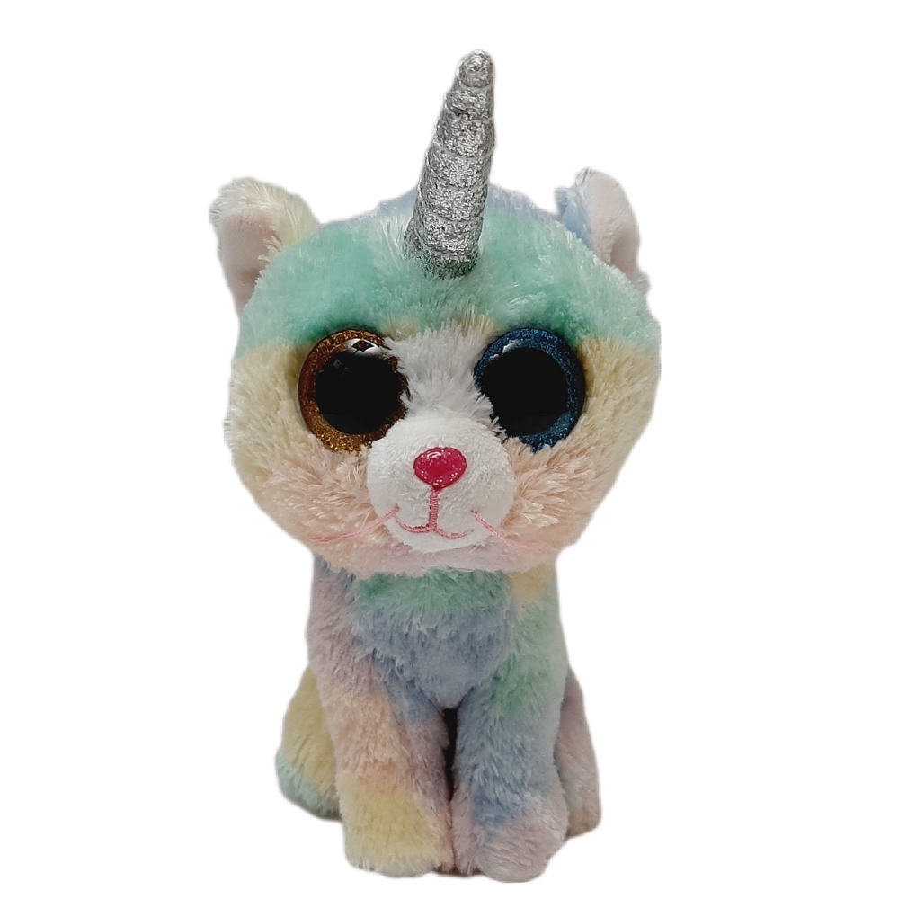 🍒4 for $20🍒 TY Beanie Baby Boos Heather UniCat Unicorn Cat Plush Soft Kids Toy
